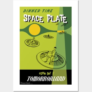 "Space Plate" - Disnerland Parody Posters and Art